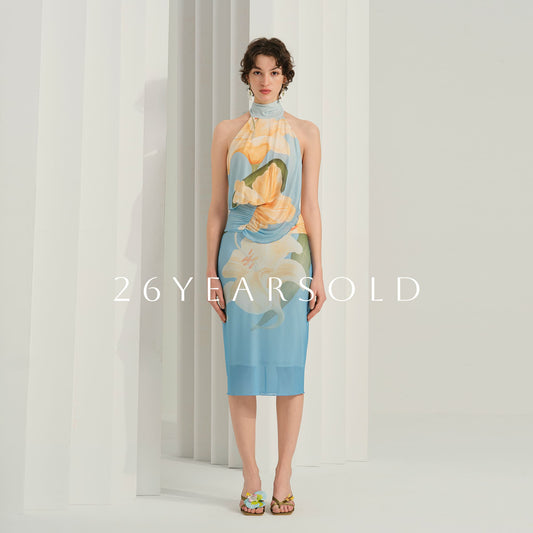 26YEARSOLD Floral Lightness Blue-Yellow Floral