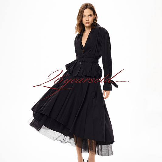 Layered A-Line Skirt