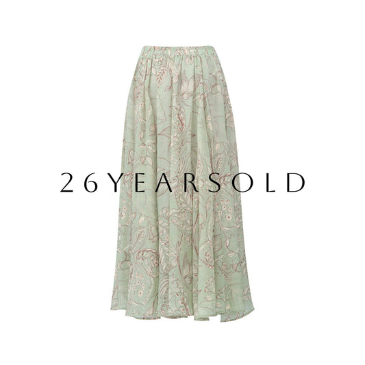 26YEARSOLD Springfield Weave Skirt Forest