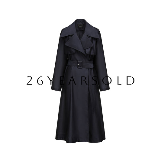 26YEARSOLD Modern Mirage Jackets & Coats Long Navy Blue