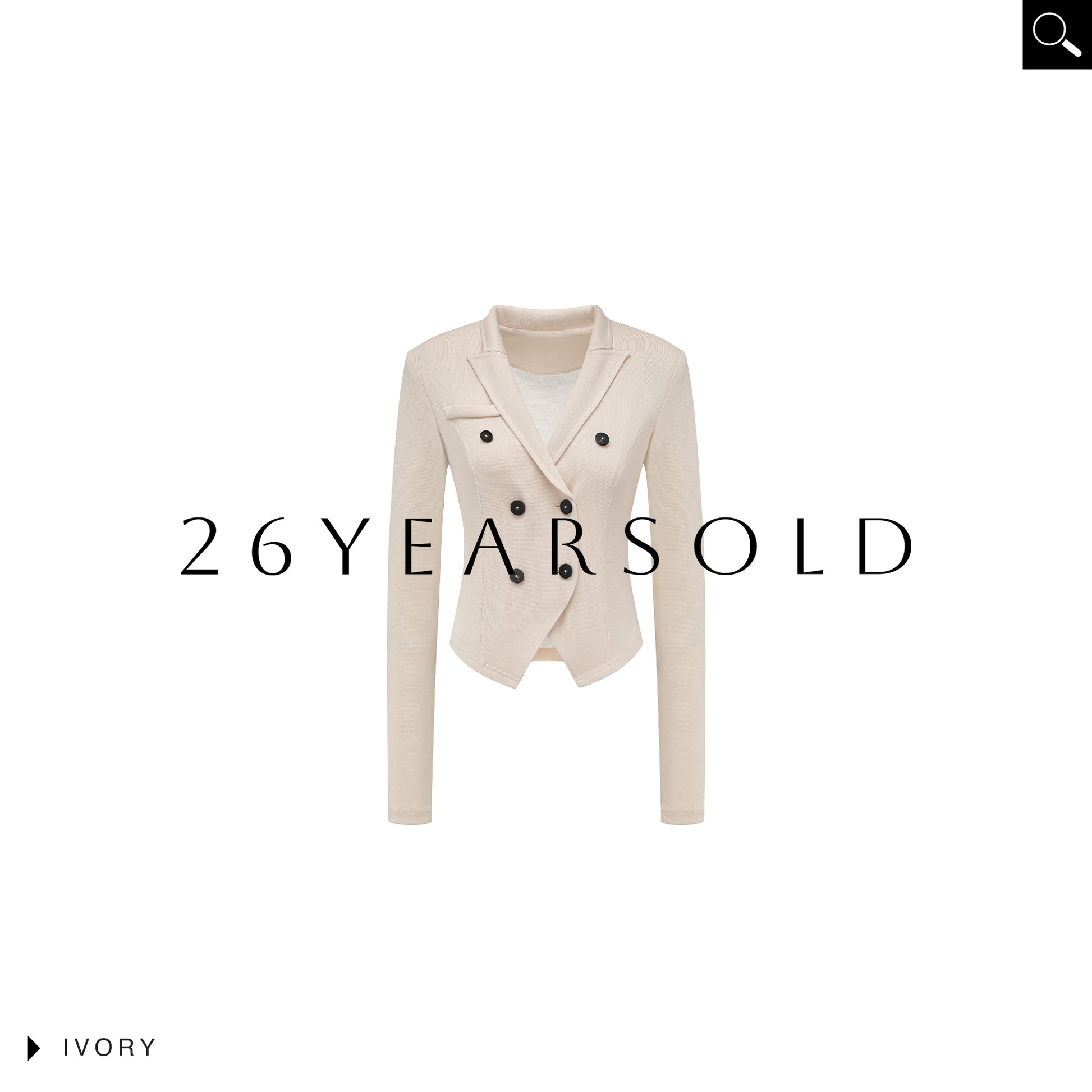 26YEARSOLD Flux Contours Blazer