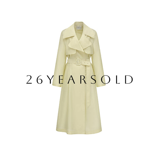 26YEARSOLD Modern Mirage Jackets & Coats Long Pale Canary Yellow