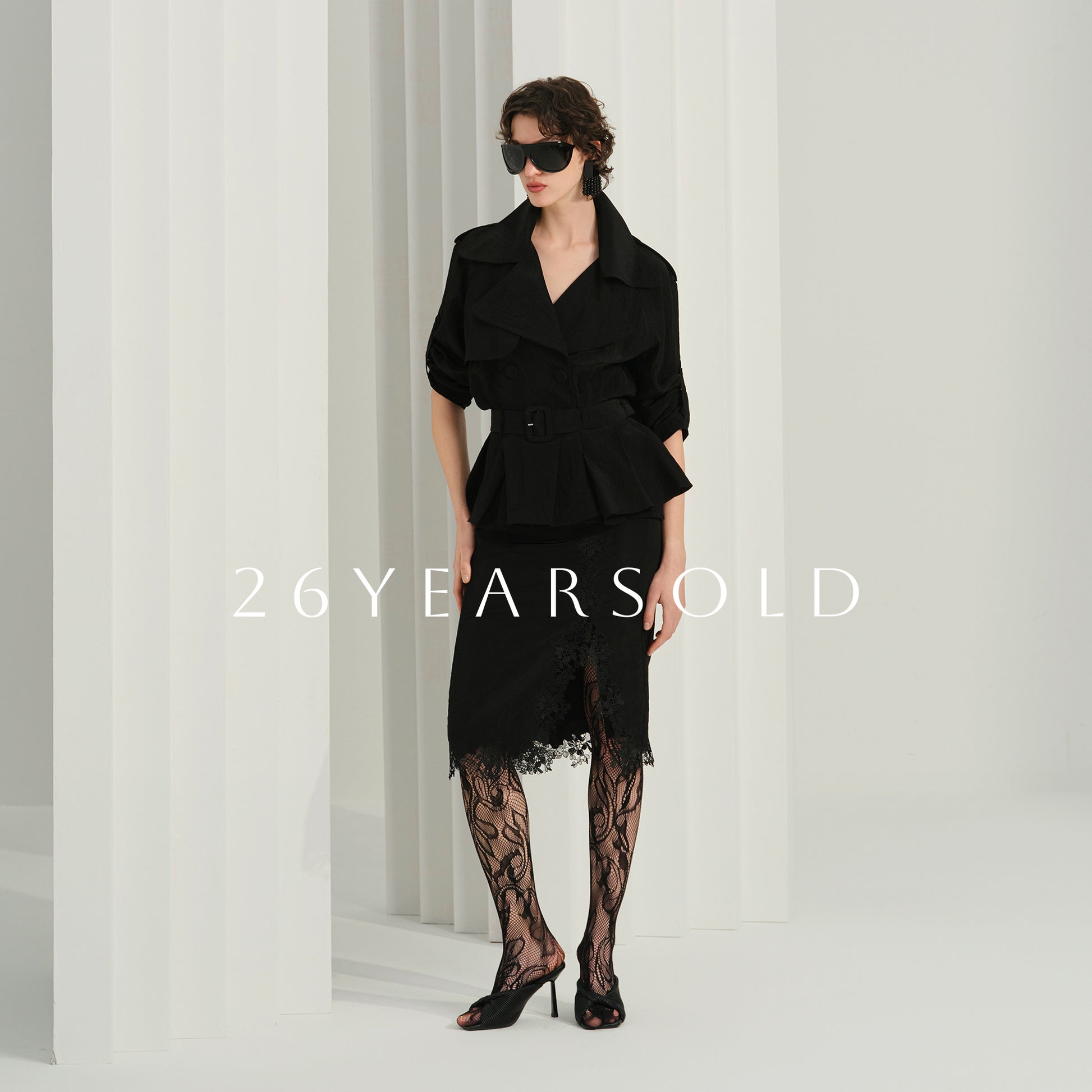 26YEARSOLD The Windsor Line Jackets & Coats Black