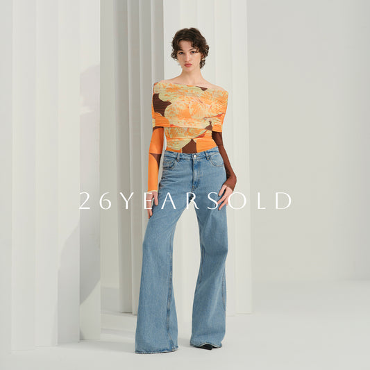 26YEARSOLD Soft Tectonic Top Orange Osmanthus