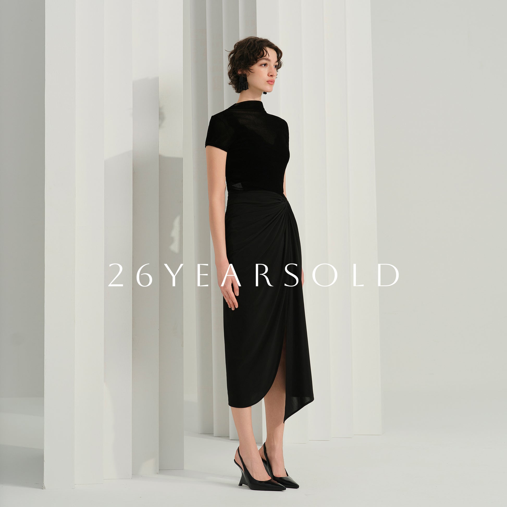 26YEARSOLD Phantom Current Midi Skirt