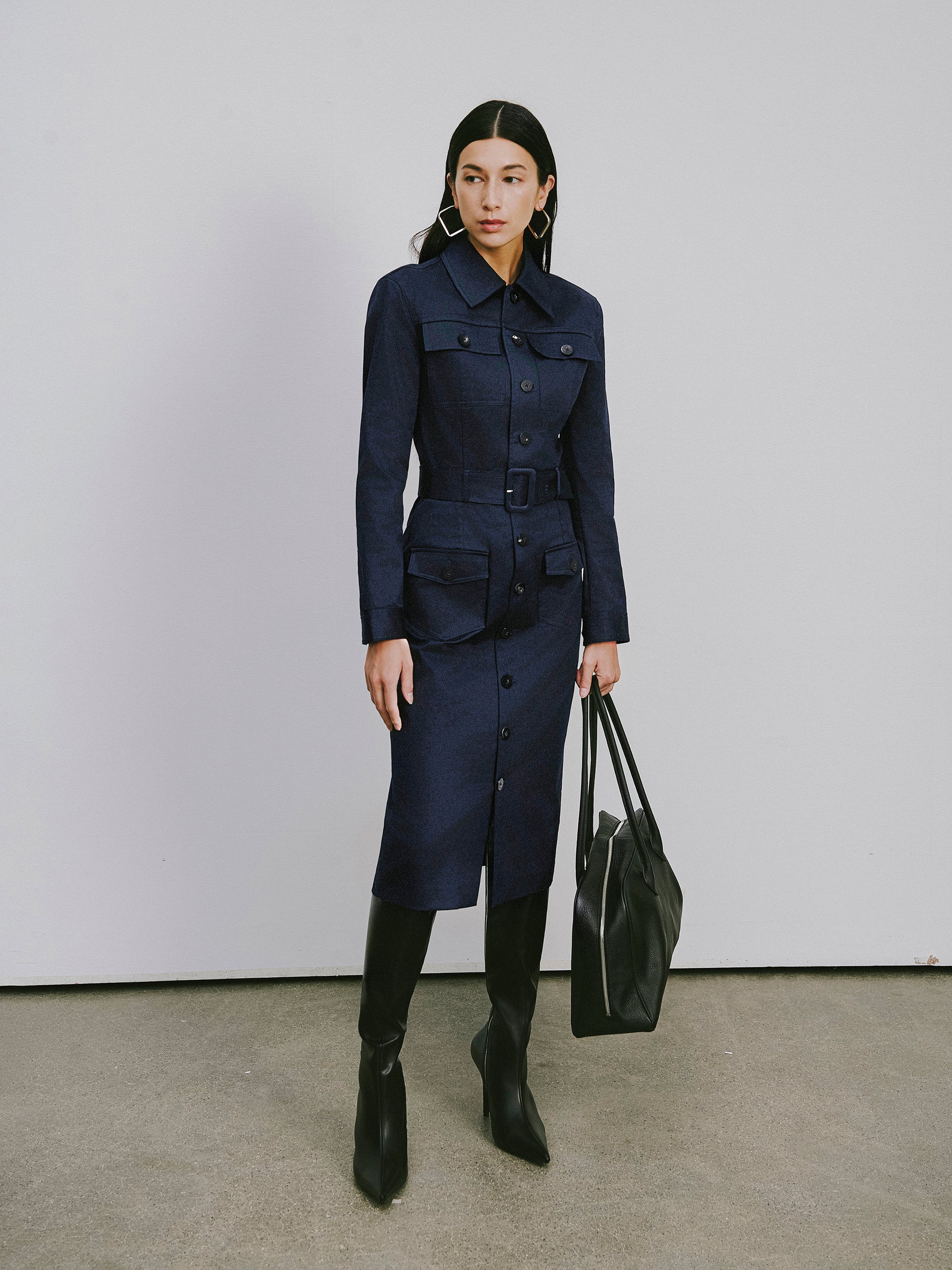 My Store Utility Style Knee- Length Dress
