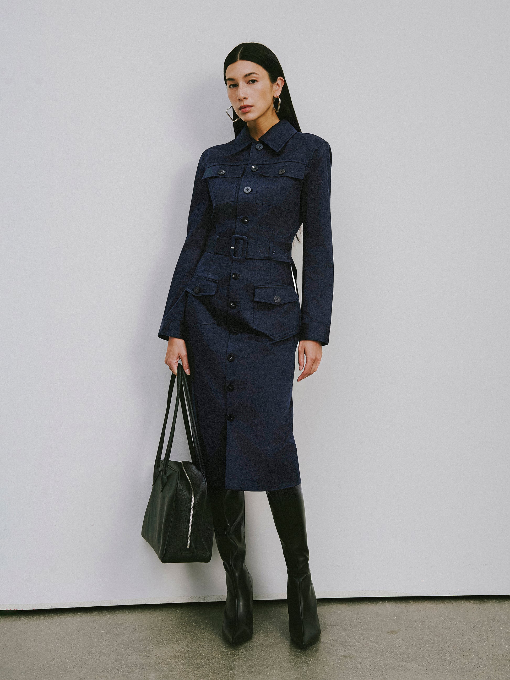 My Store Utility Style Knee- Length Dress
