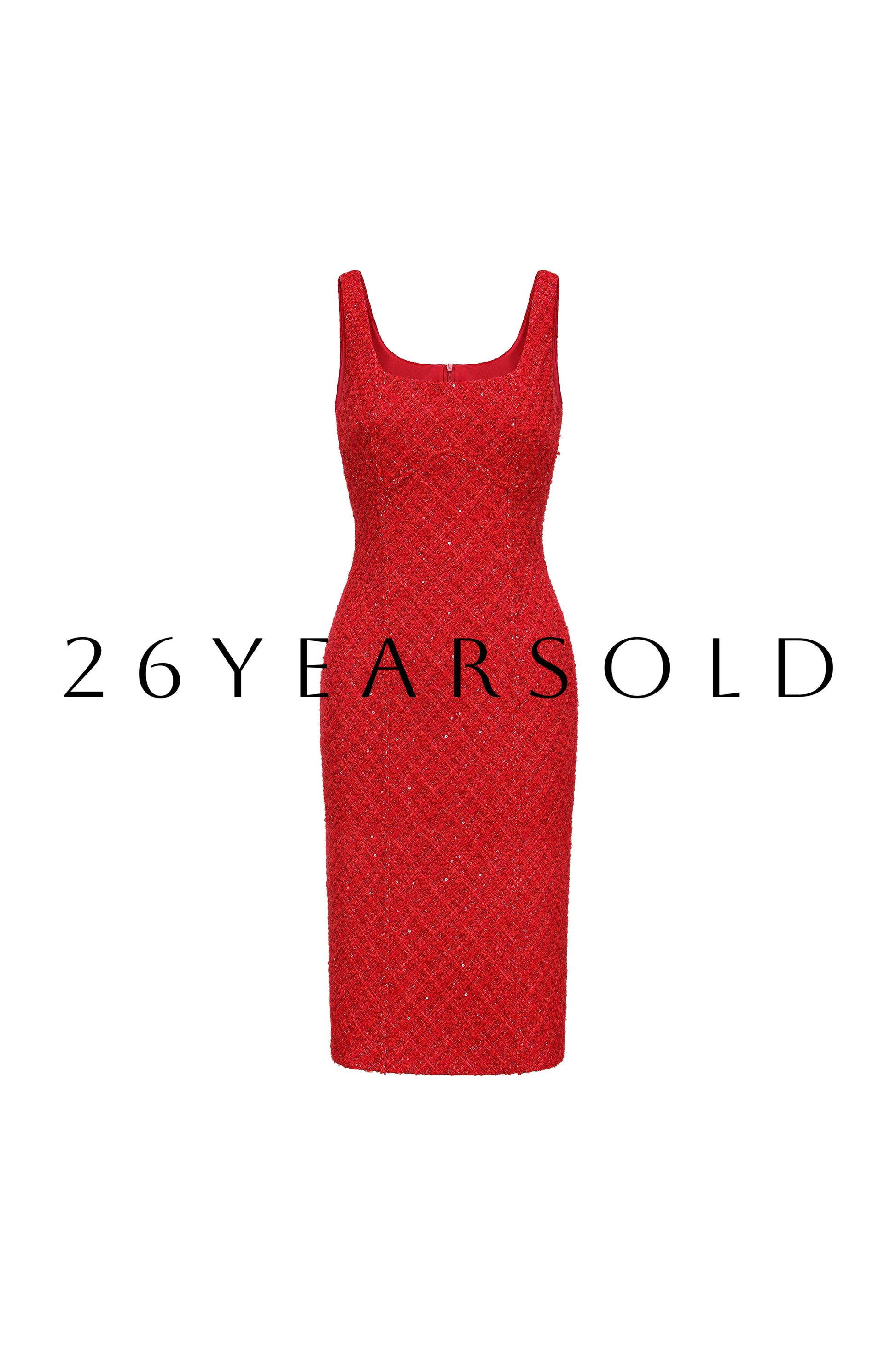26ÉDITION Nocturnal Splendor Dresses Shimmer Crimson Red