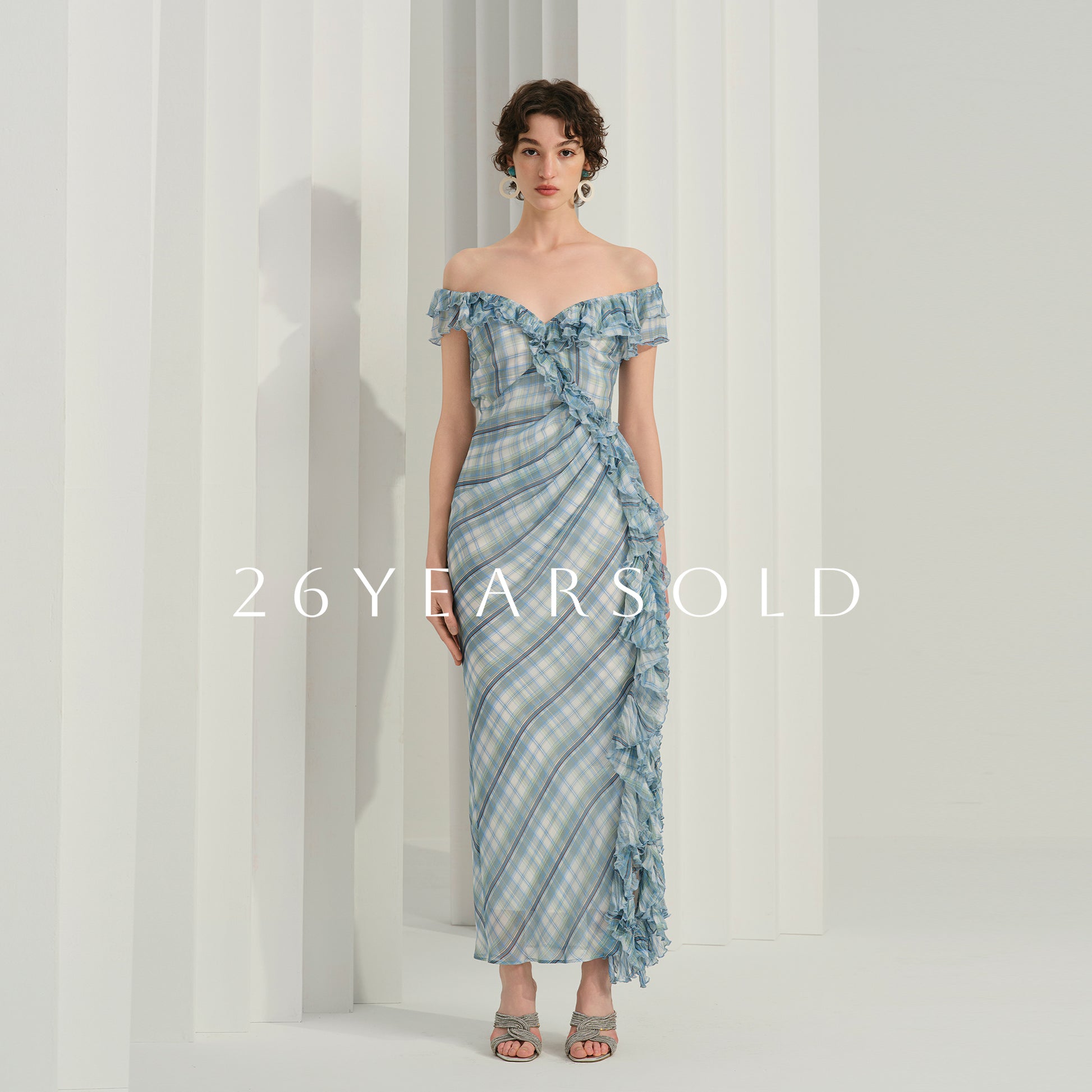 26ÉDITION Ripple Gait Checked-Blue