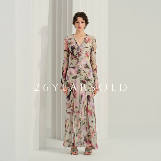 26ÉDITION Layered Veil Painting Floral