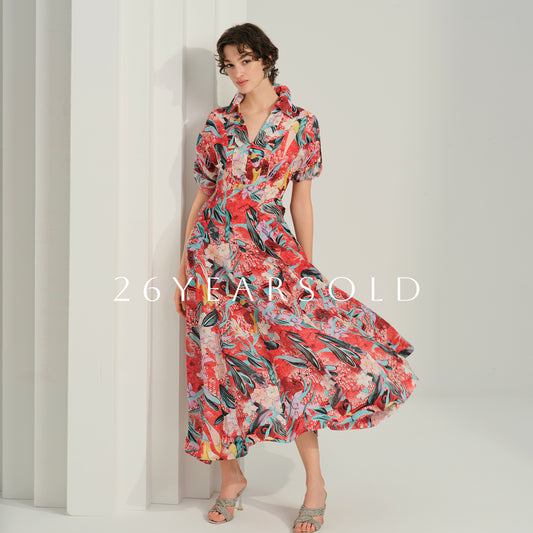 26YEARSOLD Flower Power Dresses Painting Floral