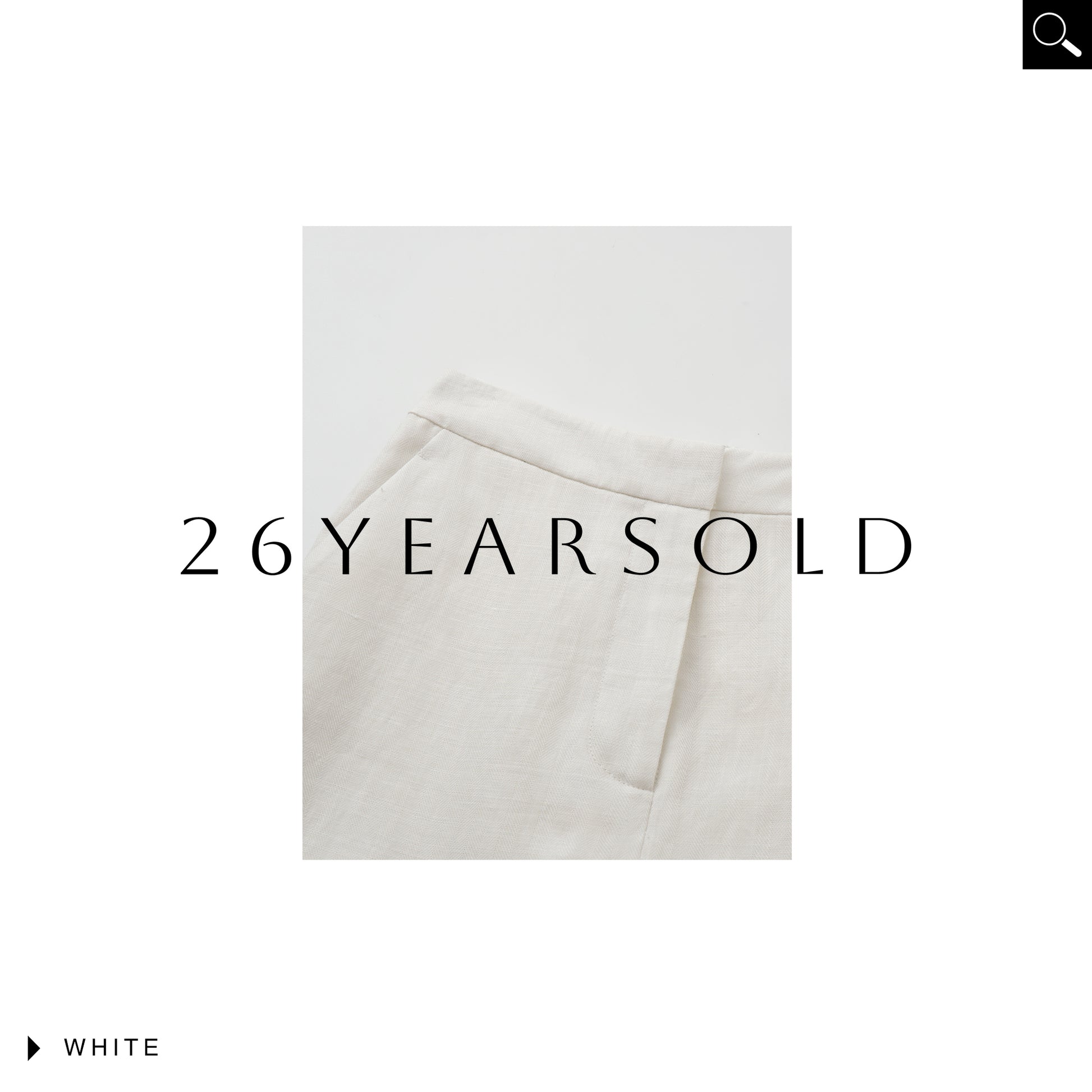 26YEARSOLD White Musings Lyocell Linen Blend Relaxed-Fit Shorts