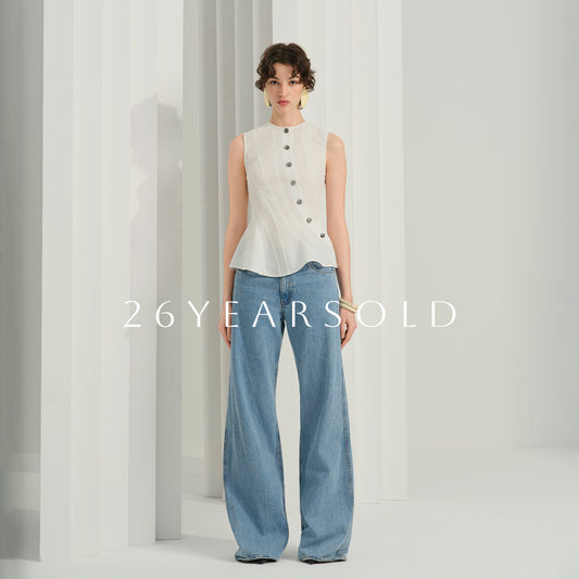 26YEARSOLD Dawnshore Silhouette Tank Top White