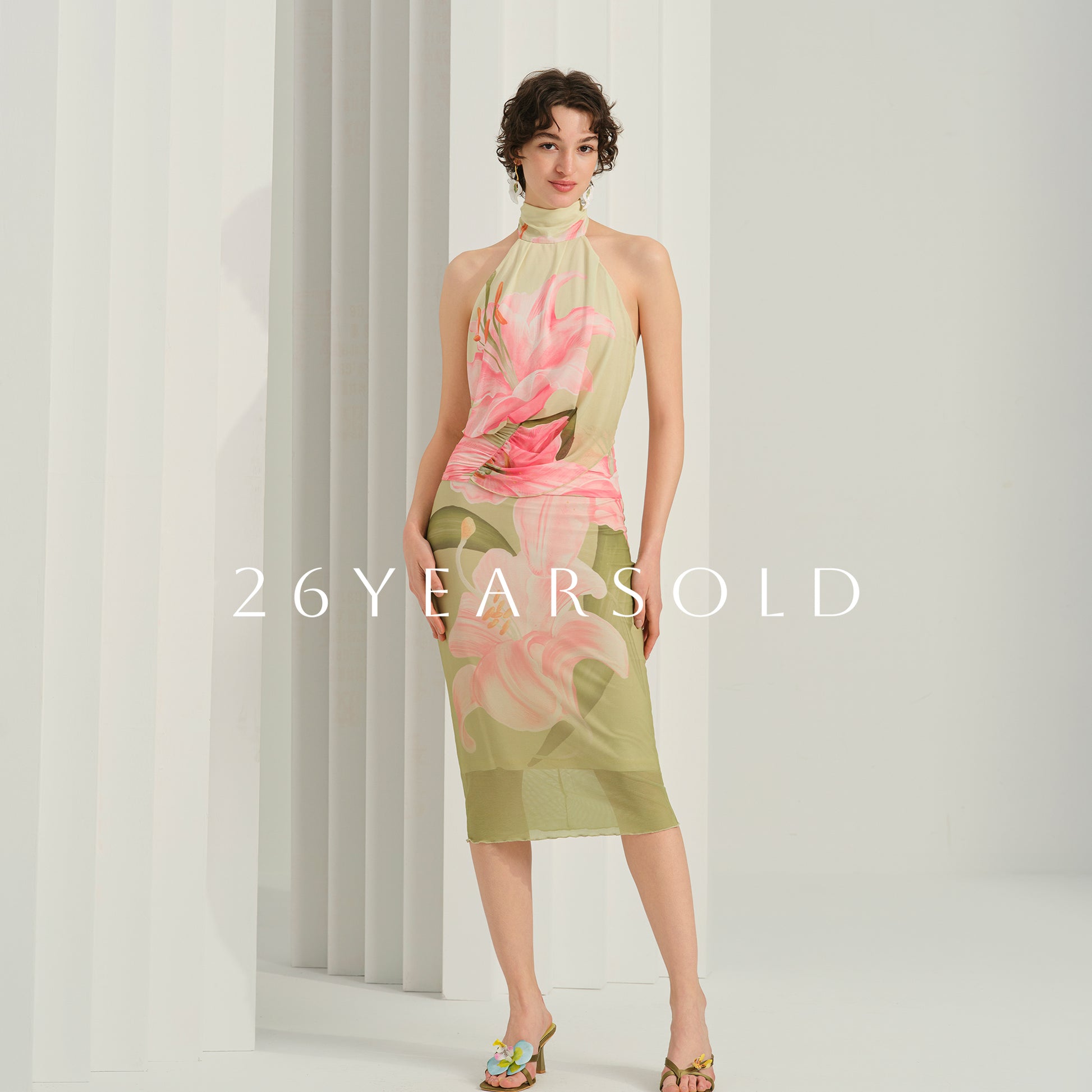 26ÉDITION Floral Lightness Green-Pink Floral