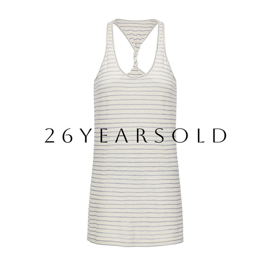 26YEARSOLD Gentle Interlude Camisole Stripe-Sky