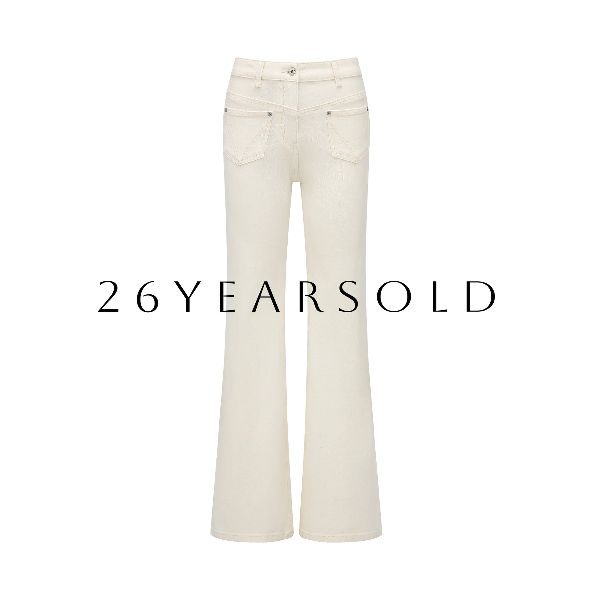 26YEARSOLD Streamline Reverie Jeans White