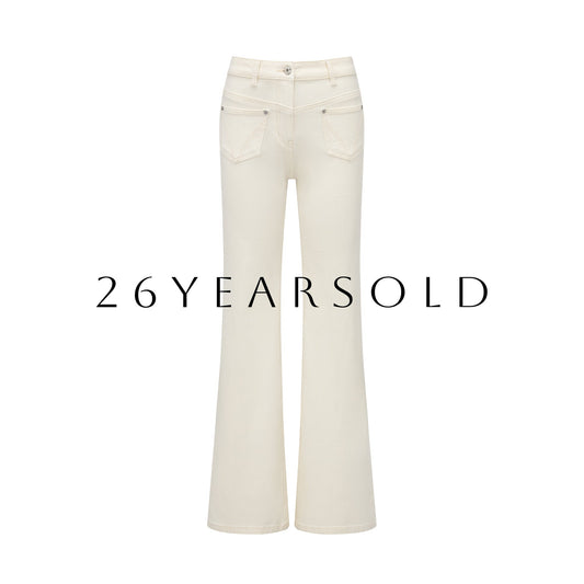 26YEARSOLD Streamline Reverie Jeans White