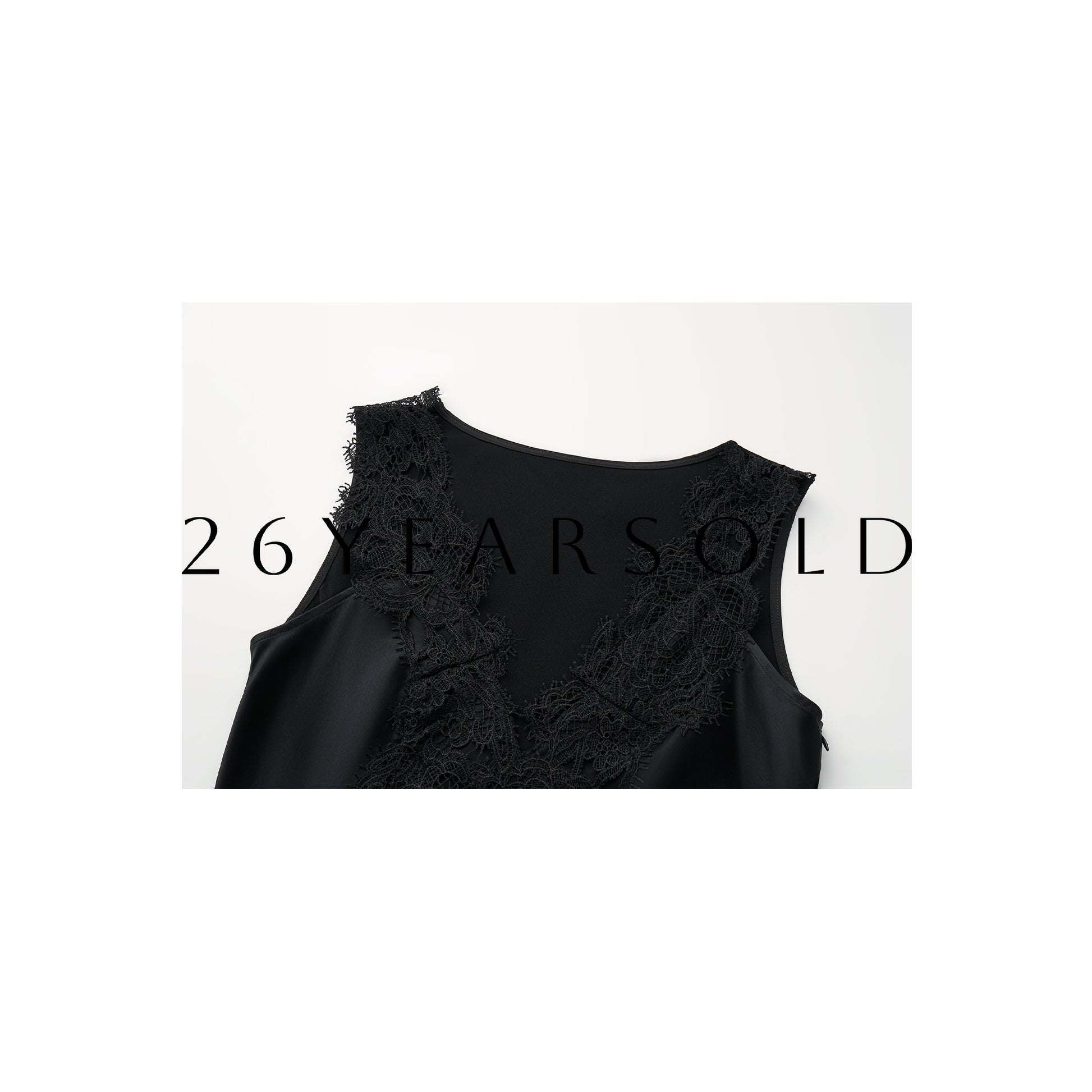 26YEARSOLD Shadow Floral Court Satin Maxi Dress