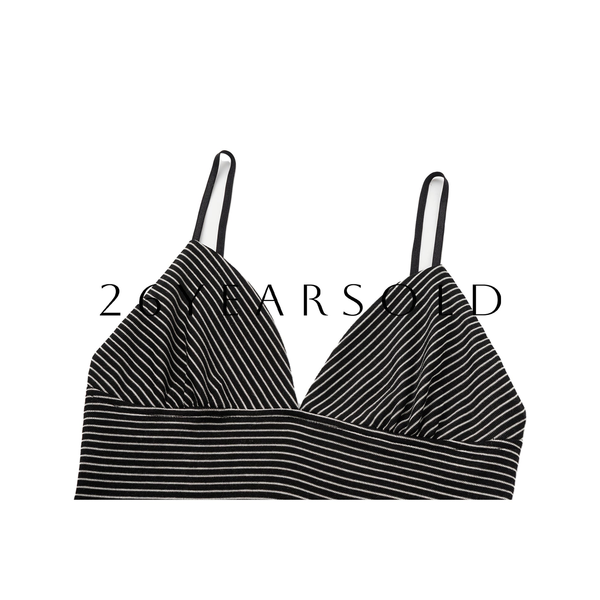 26YEARSOLD Weekend Daily Classic Striped V-Neck Knit Camisole