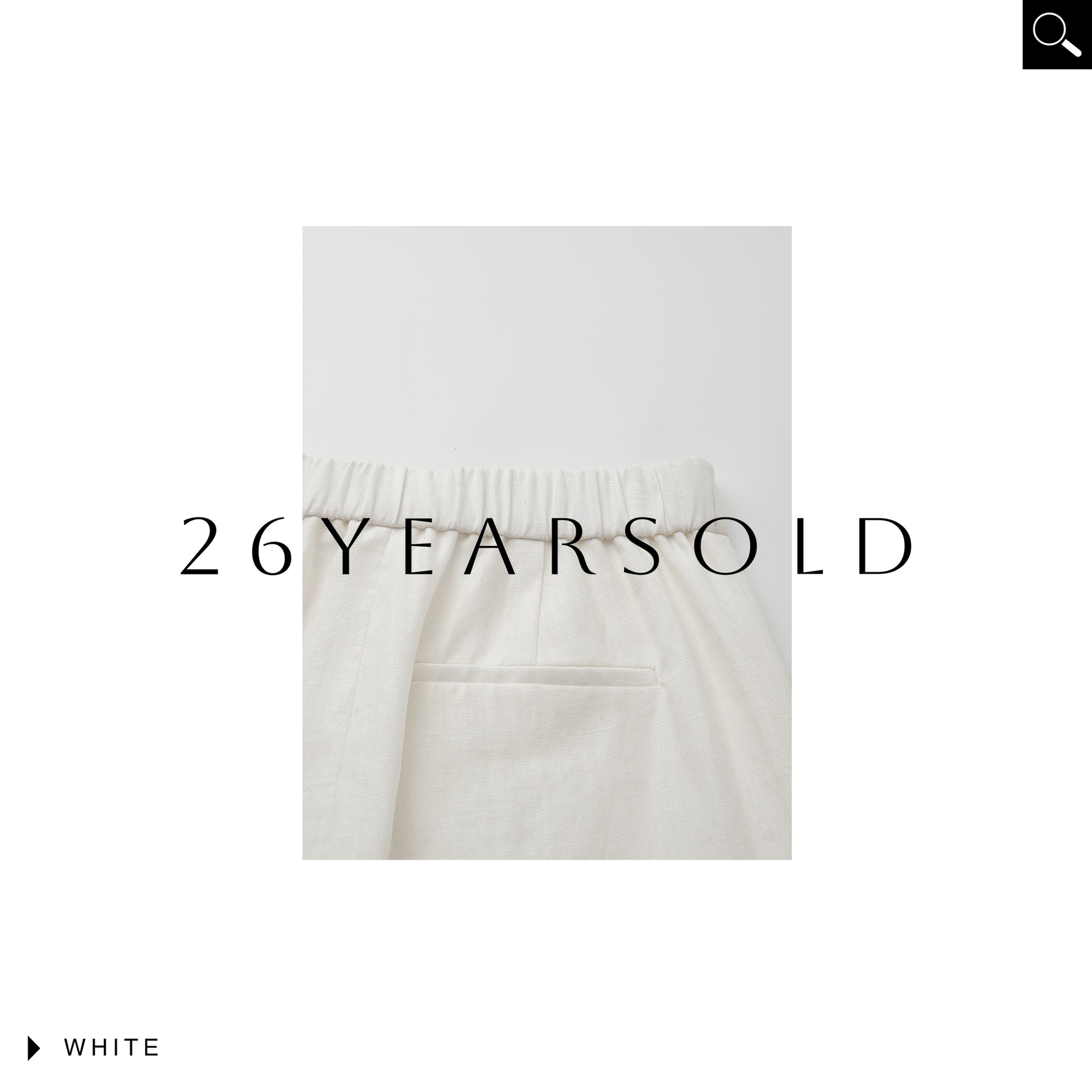 26YEARSOLD White Musings Lyocell Linen Blend Relaxed-Fit Shorts