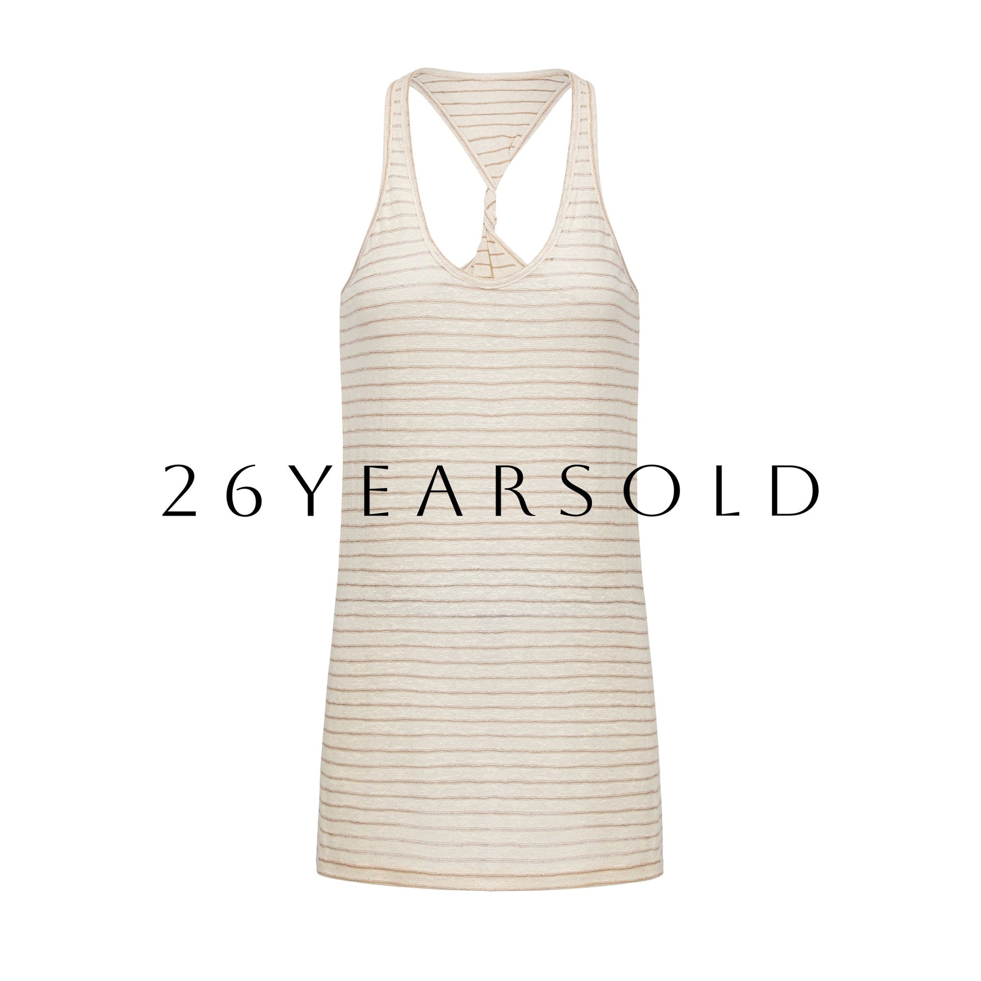 26YEARSOLD Gentle Interlude Camisole Stripe-Sunset