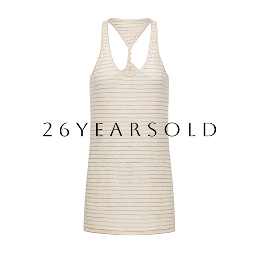 26YEARSOLD Gentle Interlude Camisole Stripe-Sunset