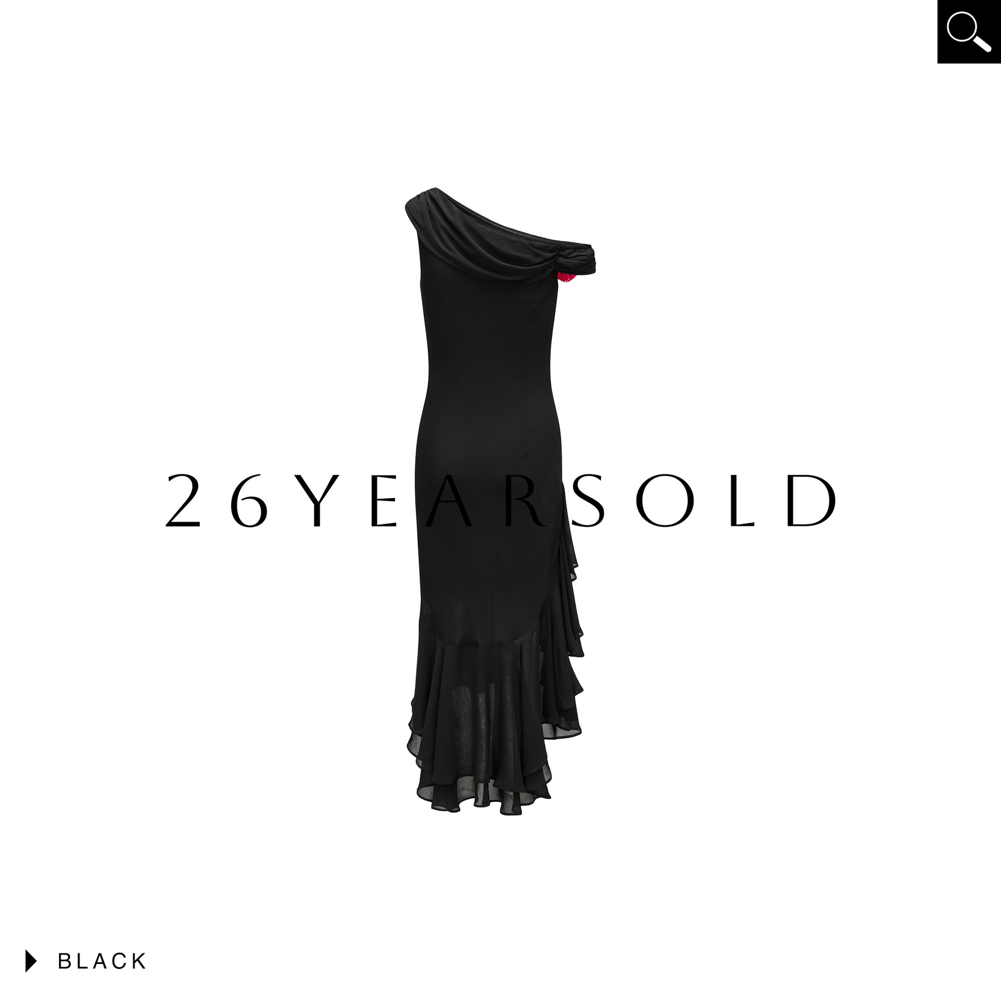 26YEARSOLD Midnight Rose Noir Dresses