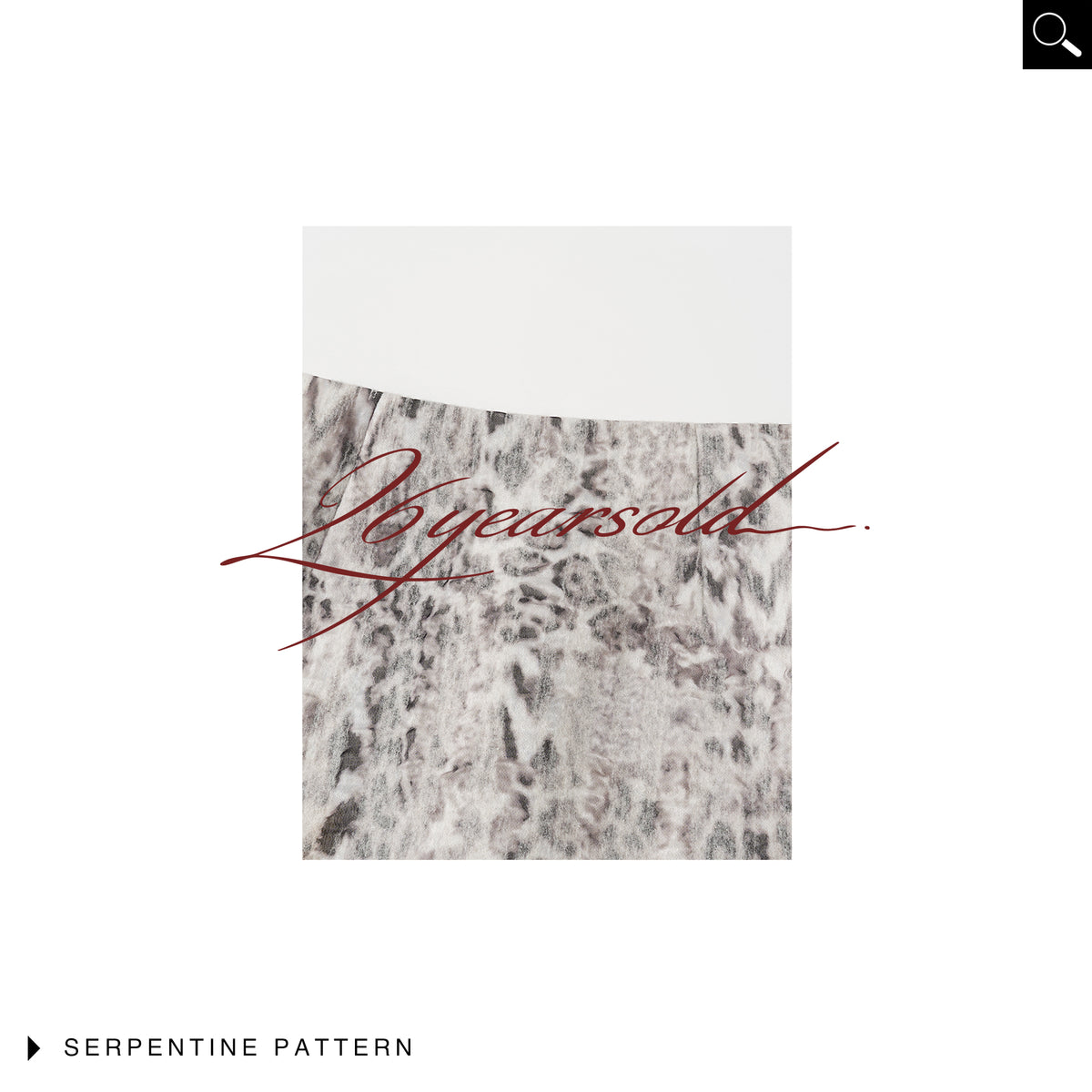 26YEARSOLD Serpentine Pattern Pencil Skirt