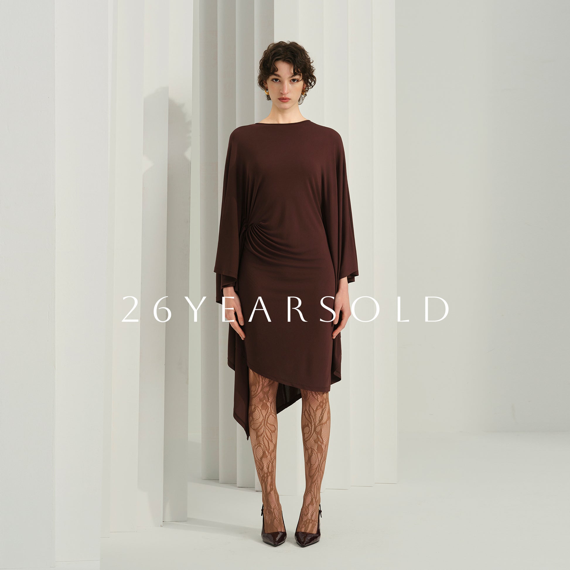 26YEARSOLD Trailing Shade Dresses Brown