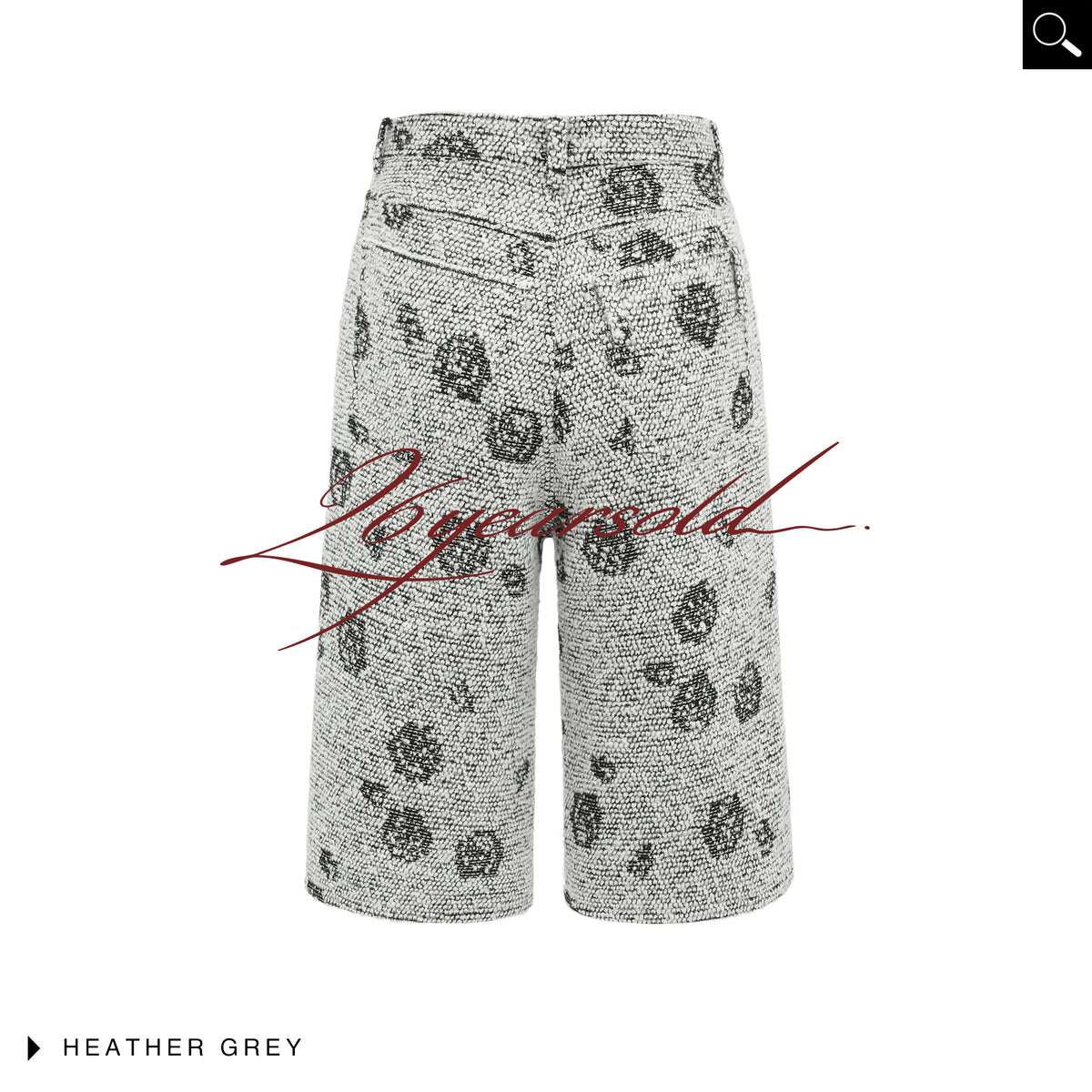 26YEARSOLD Textured Wool Blend Knee-Length Shorts
