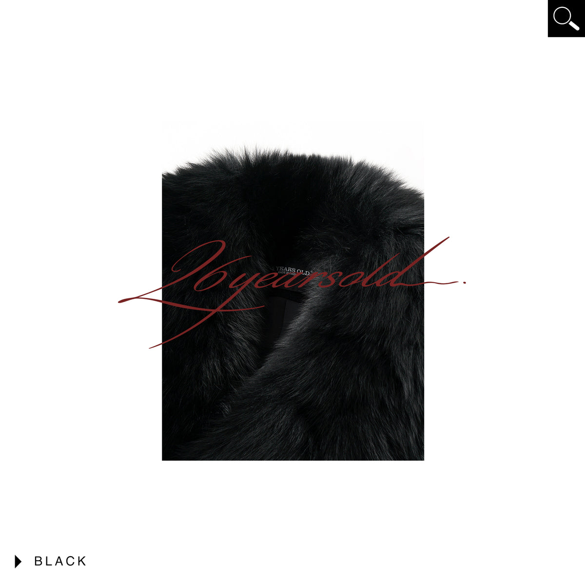 26YEARSOLD Fox Fur-Trim Wool Coat