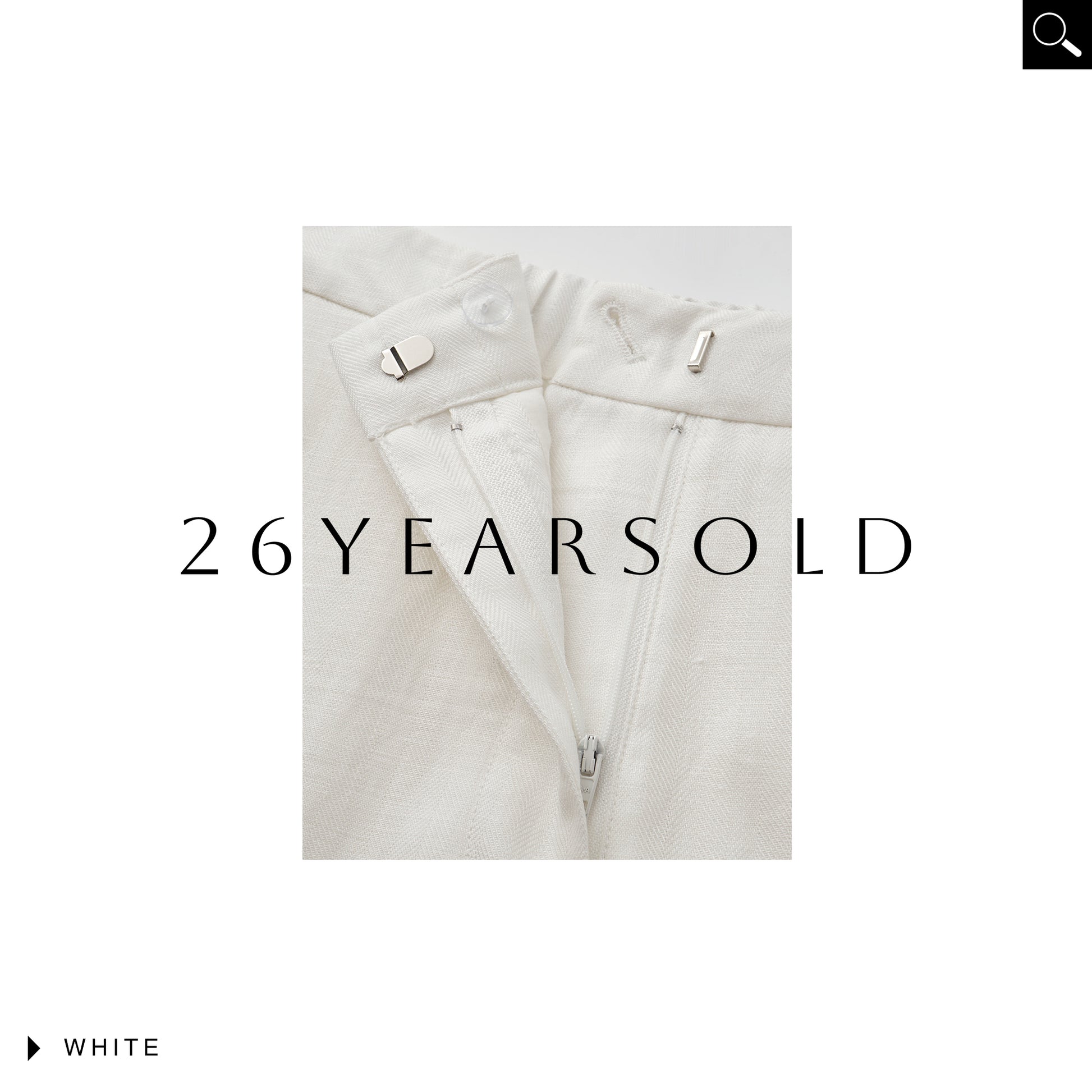 26YEARSOLD White Musings Lyocell Linen Blend Relaxed-Fit Shorts