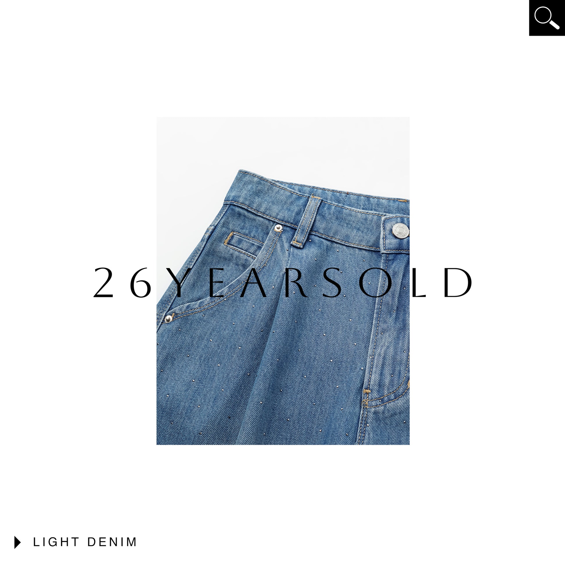 26YEARSOLD Glimmer Chronicle Jeans Pant High-waist