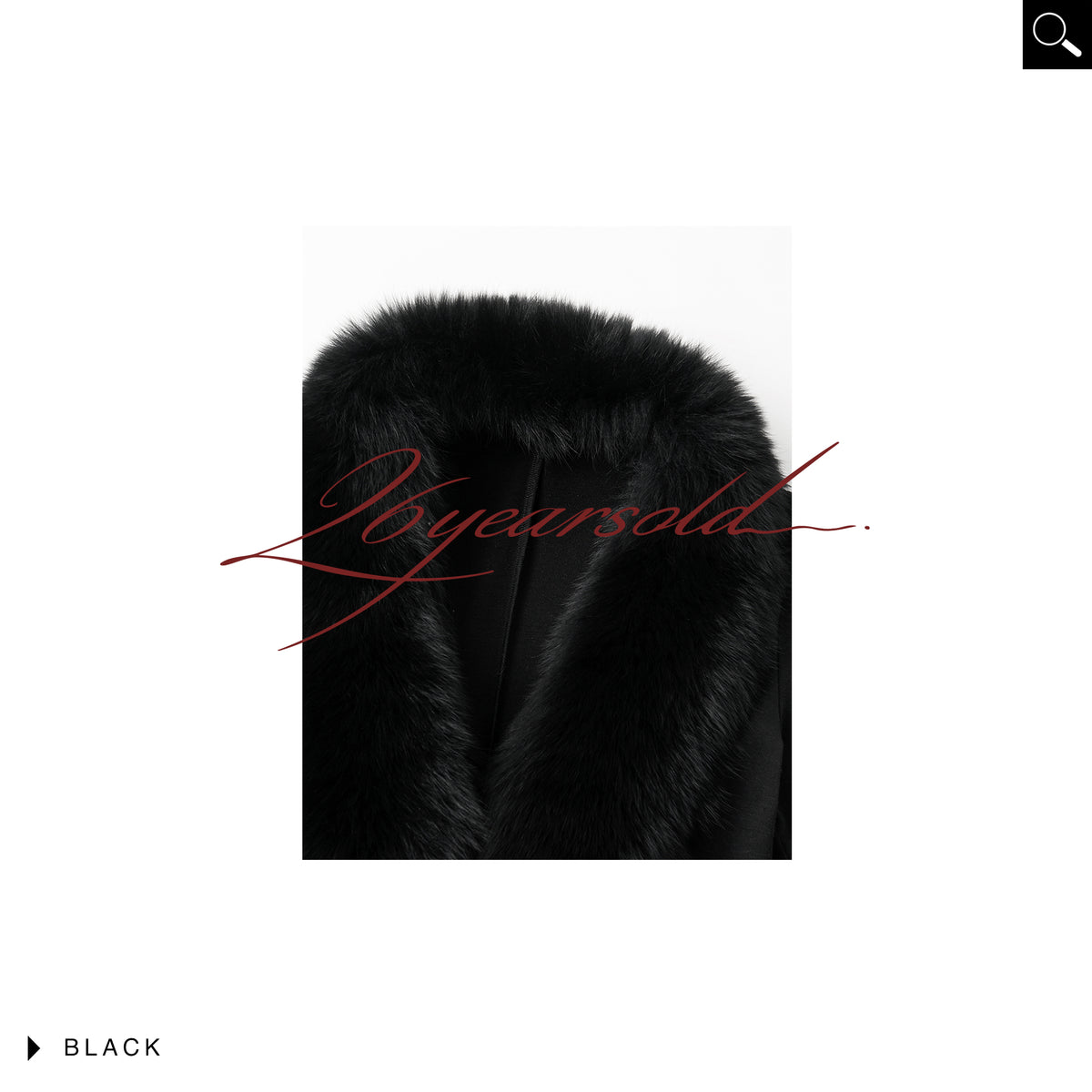 26YEARSOLD Fur-Collar Long Dress