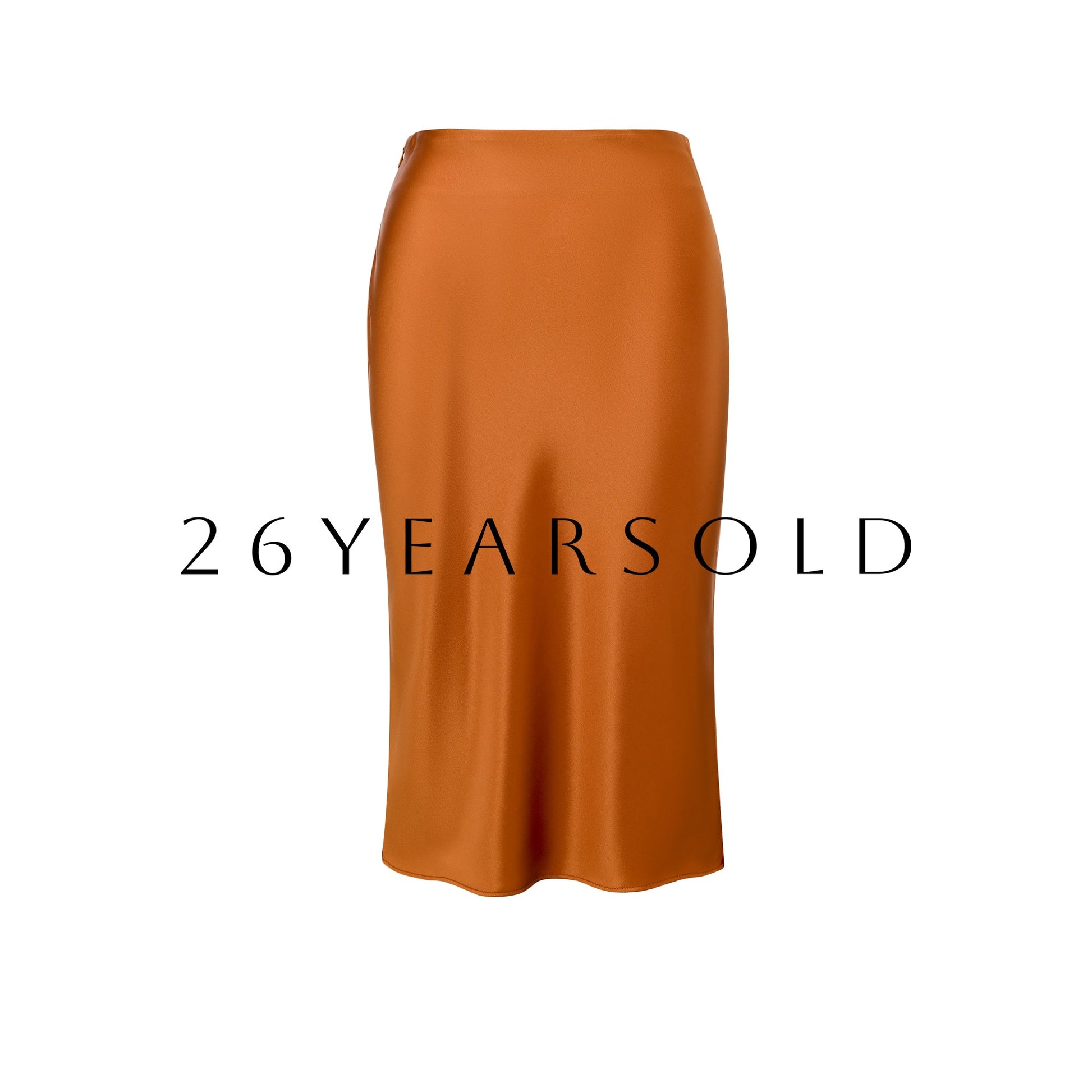 26YEARSOLD Gilded Sheen Nocturne Skirt Gold
