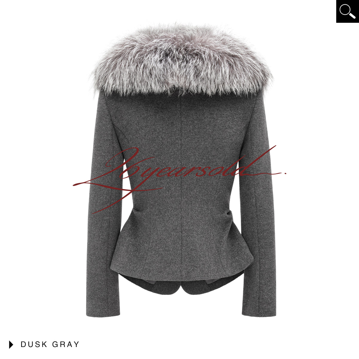 26YEARSOLD Fur-Collar Wool Blazer