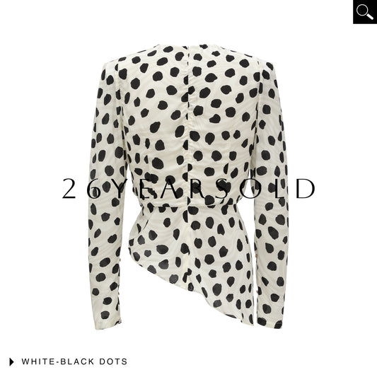 26YEARSOLD Viennese Dots Casual Tops Blouse