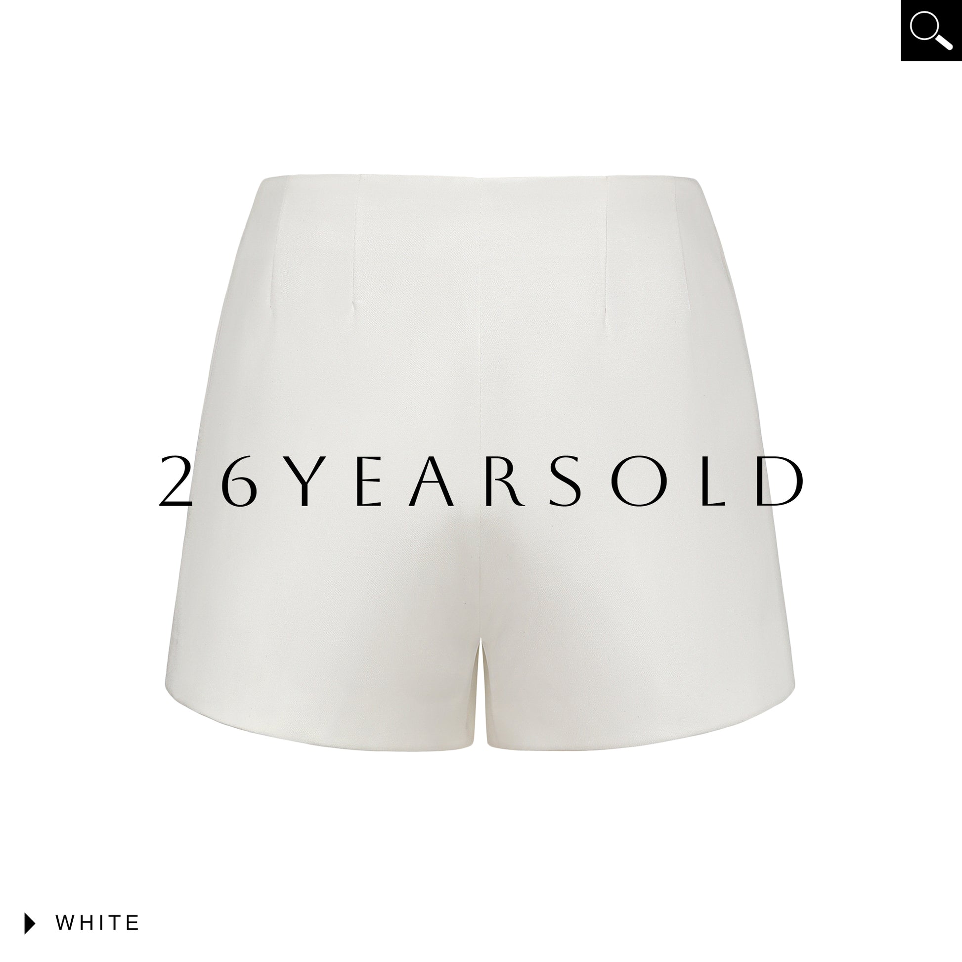 26YEARSOLD Clasic Charm Veil High Waisted Shorts
