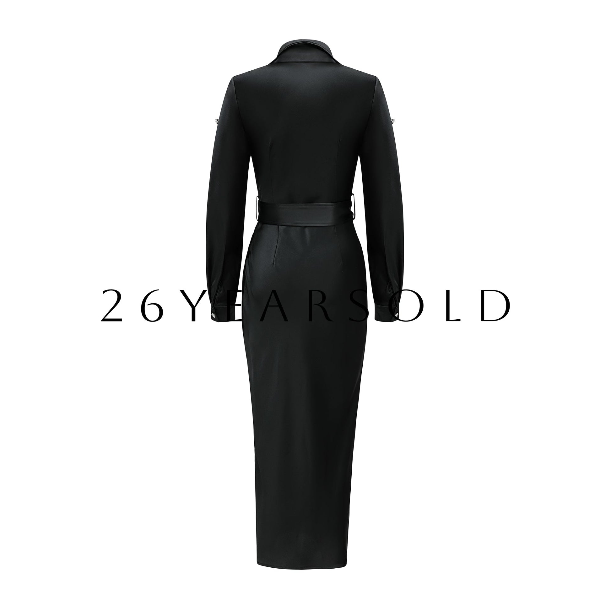 26YEARSOLD Draped Ink Softness Dresse