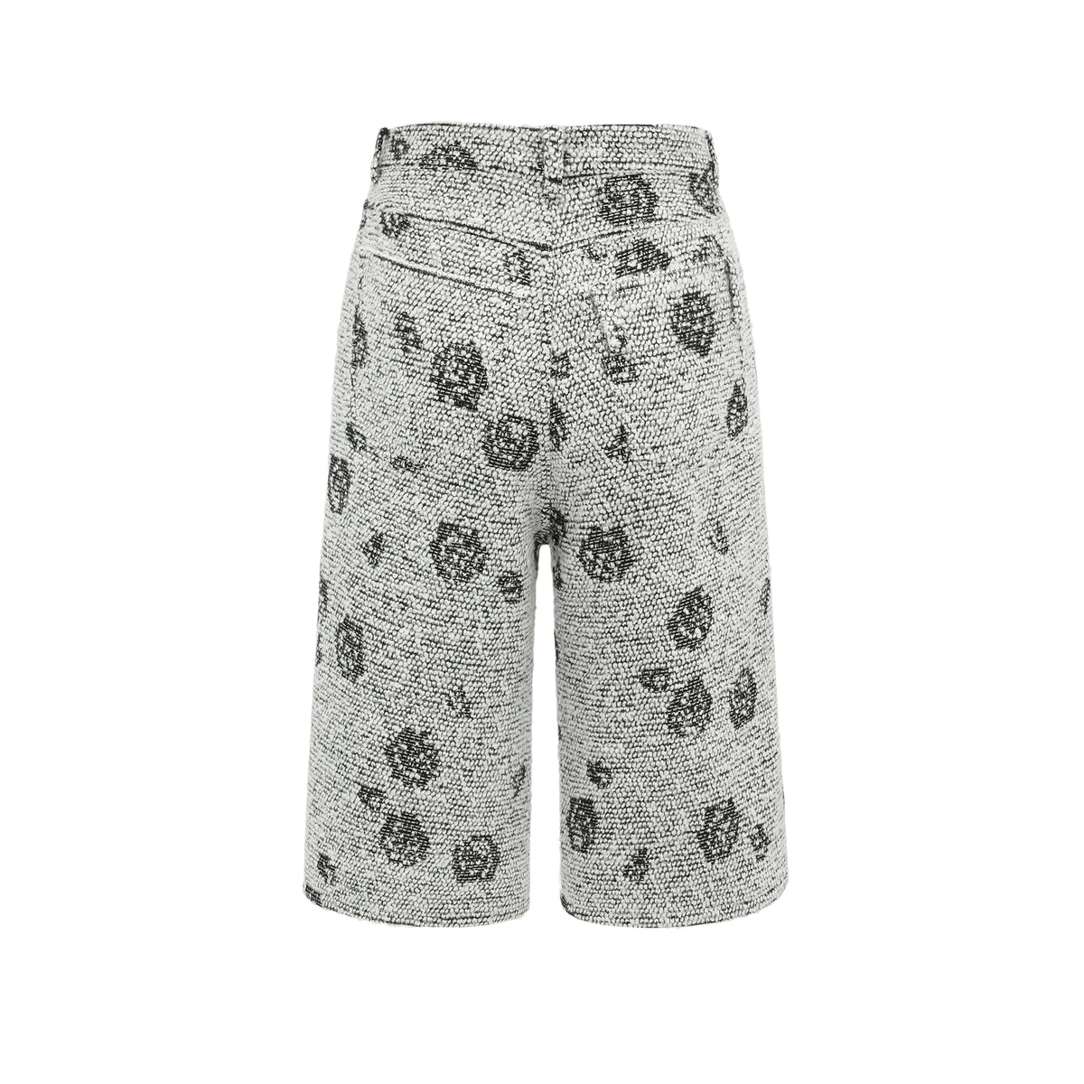 26YEARSOLD Textured Wool Blend Knee-Length Shorts