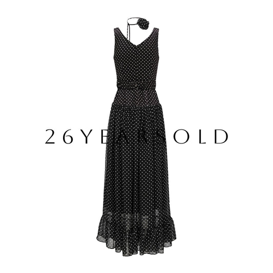 26YEARSOLD Retro Dot Bow Dresse
